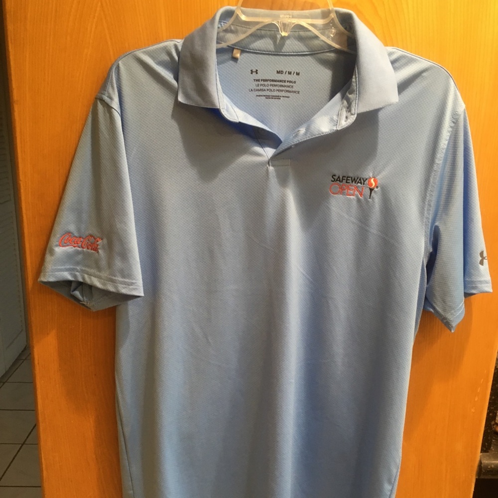 NWT Under Armour Men’s Golf Shirt, Medium